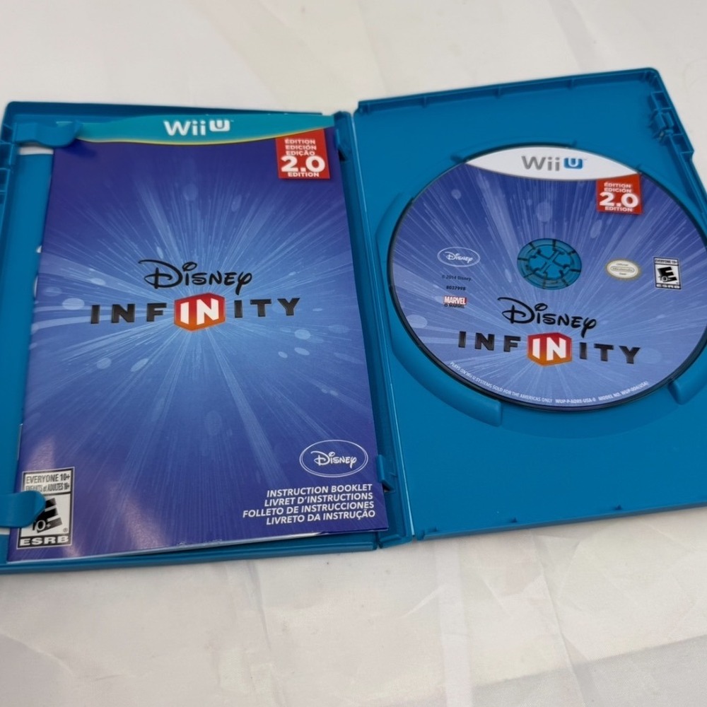 Disney Infinity 2.0 Edition Marvel Super Heroes Nintendo Wii U Game with Manual